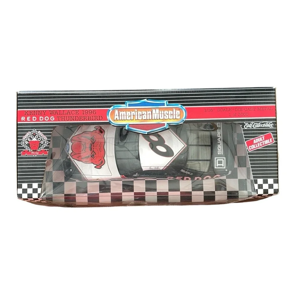 Kenny Wallace #8 Ertl American Muscle 1996 Red Dog 1/18 Scale NASCAR